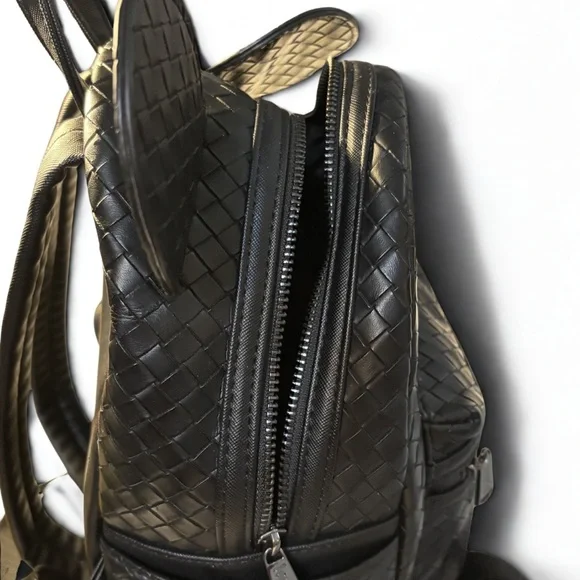 Loungefly Black Woven Backpack with Ears - Picture 3 of 6